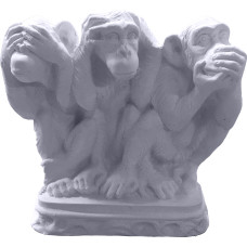 See No Evil Monkeys on Ornate Base See No Evil Monkeys on Ornate Base