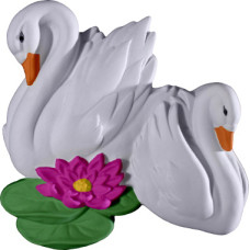 Double Swans Plaque Double Swans Plaque