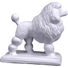 Poodle on Base Statue Poodle on Base Statue