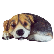 Curled up Puppy B Statue