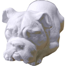 Bulldog Lying Down Statue