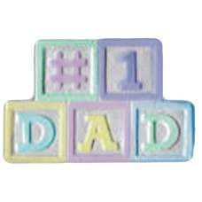 Number 1 Dad Blocks Statue