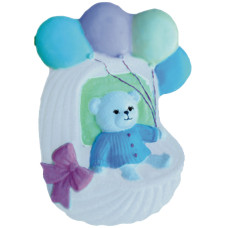 Bear in Bassinet Plaque