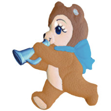 Trumpet Bear Plaque Trumpet Bear Plaque