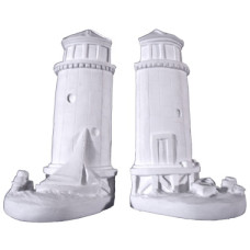 Lighthouse Bookends Set