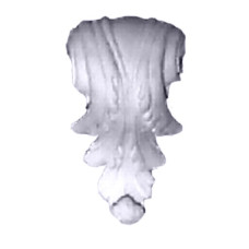 Curled Feather Drapery Bracket