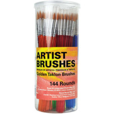 Brush Set of 144 Round Artist Brushes