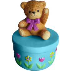 Teddy Bear Seated on Box Teddy Bear Seated on Box