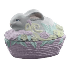 Bunny with Flowers Box