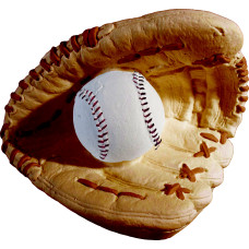 Baseball Glove and Ball Statue