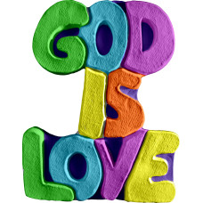 God Is Love Plaque
