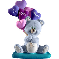Bear with I Love You Heart Balloons Statue Bear with I Love You Heart Balloons Statue