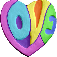 Love Heart Plaque