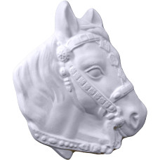 Horse with Fancy Rein Plaque Horse with Fancy Rein Plaque
