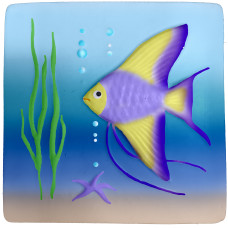 Tropical Fish Scene Right Plaque Tropical Fish Scene Right Plaque