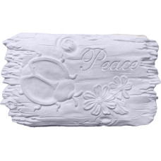 Peace Ladybug Woodgrain Plaque Peace Ladybug Woodgrain Plaque
