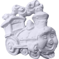 Train with Face Plaque Train with Face Plaque