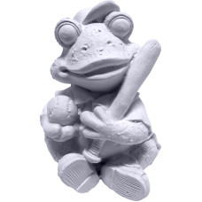 Baseball Frog Statue