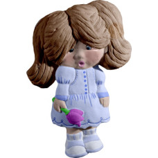 Girl with Pigtails Plaque Girl with Pigtails Plaque