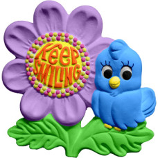 Keep Smiling Flower Plaque Keep Smiling Flower Plaque