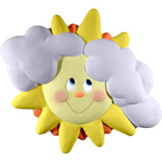 Happy Sun and Clouds Plaque Happy Sun and Clouds Plaque