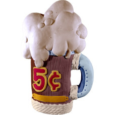 5 cent Soda Mug Plaque