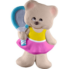 Tennis Bear Girl Plaque