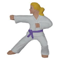 Karate Girl Plaque Karate Girl Plaque