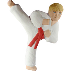Karate Boy Kicking Plaque Karate Boy Kicking Plaque