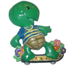Turtle on Skateboard Plaque Turtle on Skateboard Plaque