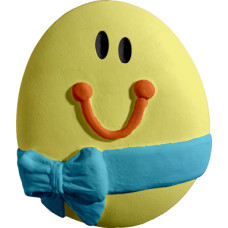 Smily Egg with Bow Plaque Smily Egg with Bow Plaque