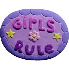 Girls Rule Plaque Girls Rule Plaque