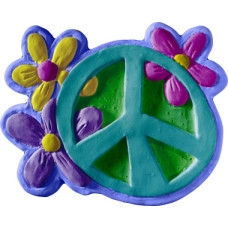 Peace with flowers plaque Peace with flowers plaque