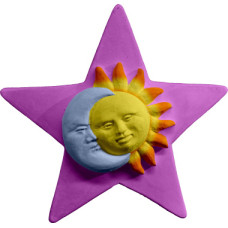 Moon and Sun Star Plaque Moon and Sun Star Plaque