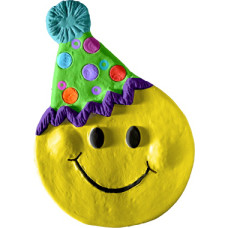 Party Hat Happy Face Plaque Party Hat Happy Face Plaque