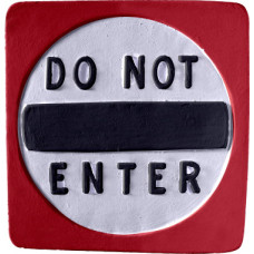 Do Not Enter Small Plaque Do Not Enter Small Plaque