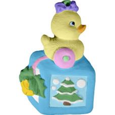 Toy Ducky on Block Ornament
