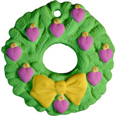 Wreath with Hearts Ornament