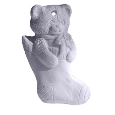 Bear in Stocking Ornament
