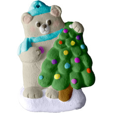 Bear Decorating Tree Ornament