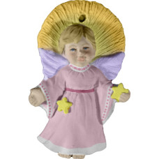 Star Angel Arms Open Ornament