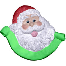 Santa with Banner Ornament