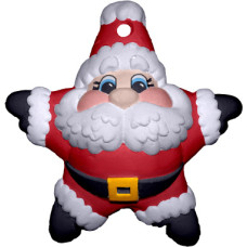 Star Santa Ornament