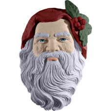 Saint Nick Face Plaque