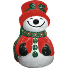 Roly Poly Snowman Plaque