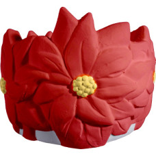 Poinsettia Candleholder