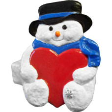 Snowman with Heart Trinket Box