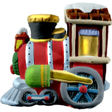 Village Train Engine Statue