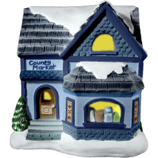 Village Country Market Light up Kit included