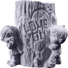 I Love You Tree trunk Pencil Holder